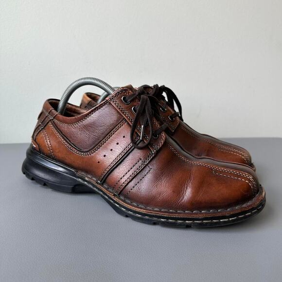 Clarks Franson Brown Suede Leather Derby Dress Shoes US Men\'s Size 11.5M Clarks | Shoes | Clarks Classic Black Derby Shoes | Poshmark main image 2
